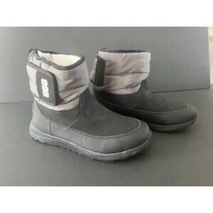 Ugg Snow Boots Women 6 Gray Moon Boots Low 3M Insulated